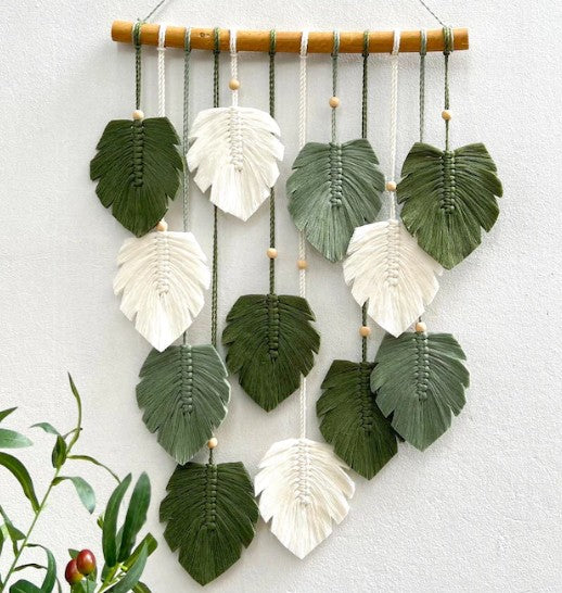 Monstera Wall - Boho Plant-Inspired Décor